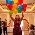Cuánto tiempo antes del evento se instala una decoración con globos