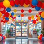Decoración con globos para aperturas de tiendas y locales