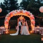 Decoración con globos para bodas