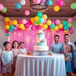 Decoración con globos y fotografía de eventos