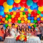 Decoración con globos y vídeos para redes sociales