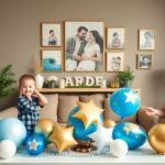 Decoración dia del padre con globos