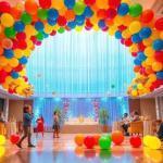 Qué altura máxima puede tener una decoración con globos