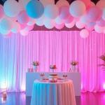 Decoración comunión con globos