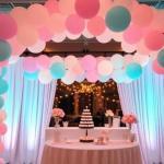 Decoración con globos bodas