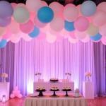 Decoración con globos comunión