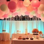 Decoración con globos de boda