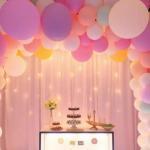 Decoración con globos techo: ideas creativas