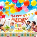 Balloon decoration for kids' birthday parties