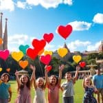 Balloon themes inspired by Barcelona
