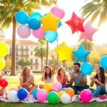 Barcelona balloon decoration on a budget: local tips