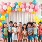 Creating balloon photo backdrops on a budget