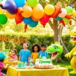 Dinosaur balloon party ideas