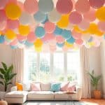 DIY balloon ceiling decor: transforming your space overnight