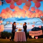 Engagement balloon decoration: romantic proposals made perfect