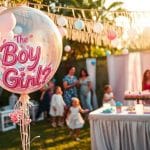 Gender reveal balloon decoration ideas
