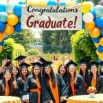 Graduation & achievements balloon decoration ideas