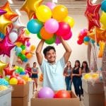 How to transport balloon decorations without damage