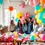Local Barcelona materials for custom balloon decoration