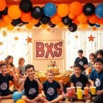 Naruto-inspired balloon decoration for anime fans