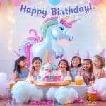Unicorn balloon decoration ideas for your party