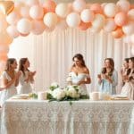 Wedding shower balloon decoration: bridal style inspiration