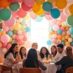 Centro de decoración con globos en Barcelona
