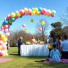 Decoración de globos para eventos al aire libre Barcelona