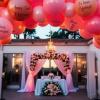 Decoración de globos personalizados para bodas Barcelona