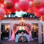 Decoración de globos personalizados para bodas Barcelona