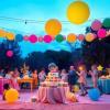 Eventos infantiles con decoración de globos en Barcelona