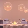 Centros de mesa con globos para eventos elegantes y ligeros
