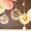 Decoración de globos para baby shower con diseños únicos