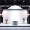 Decoración de stands con globos para un branding visual impactante
